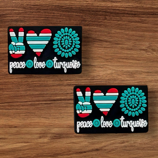Peace Love Turquoise Focal