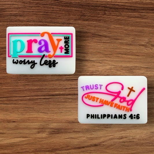 Pray More Worry Less Focal