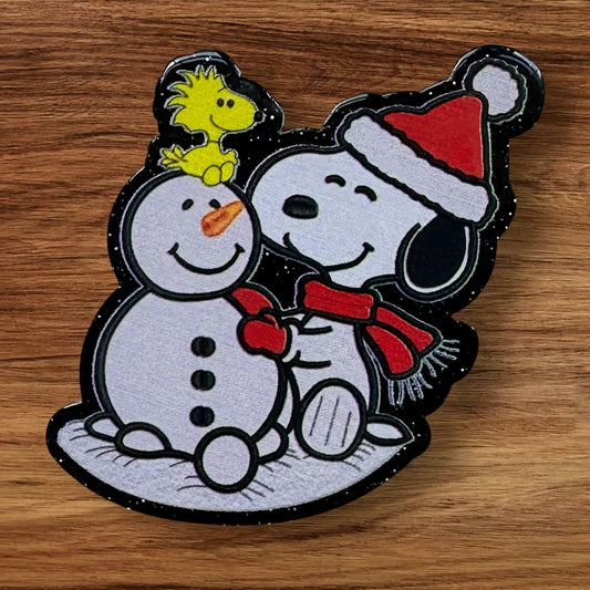 Christmas Dog Acrylic Flatback