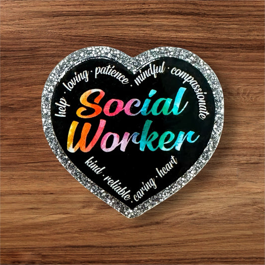 Social Worker Acrylic Flatback