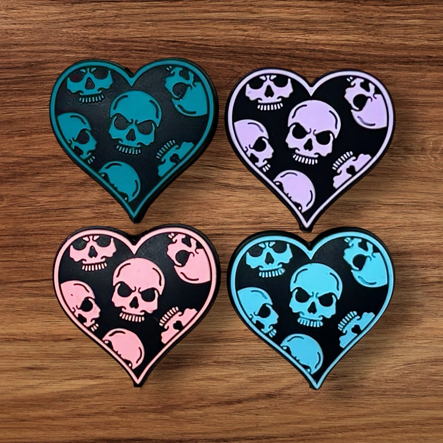 Hearts With Skulls Focal