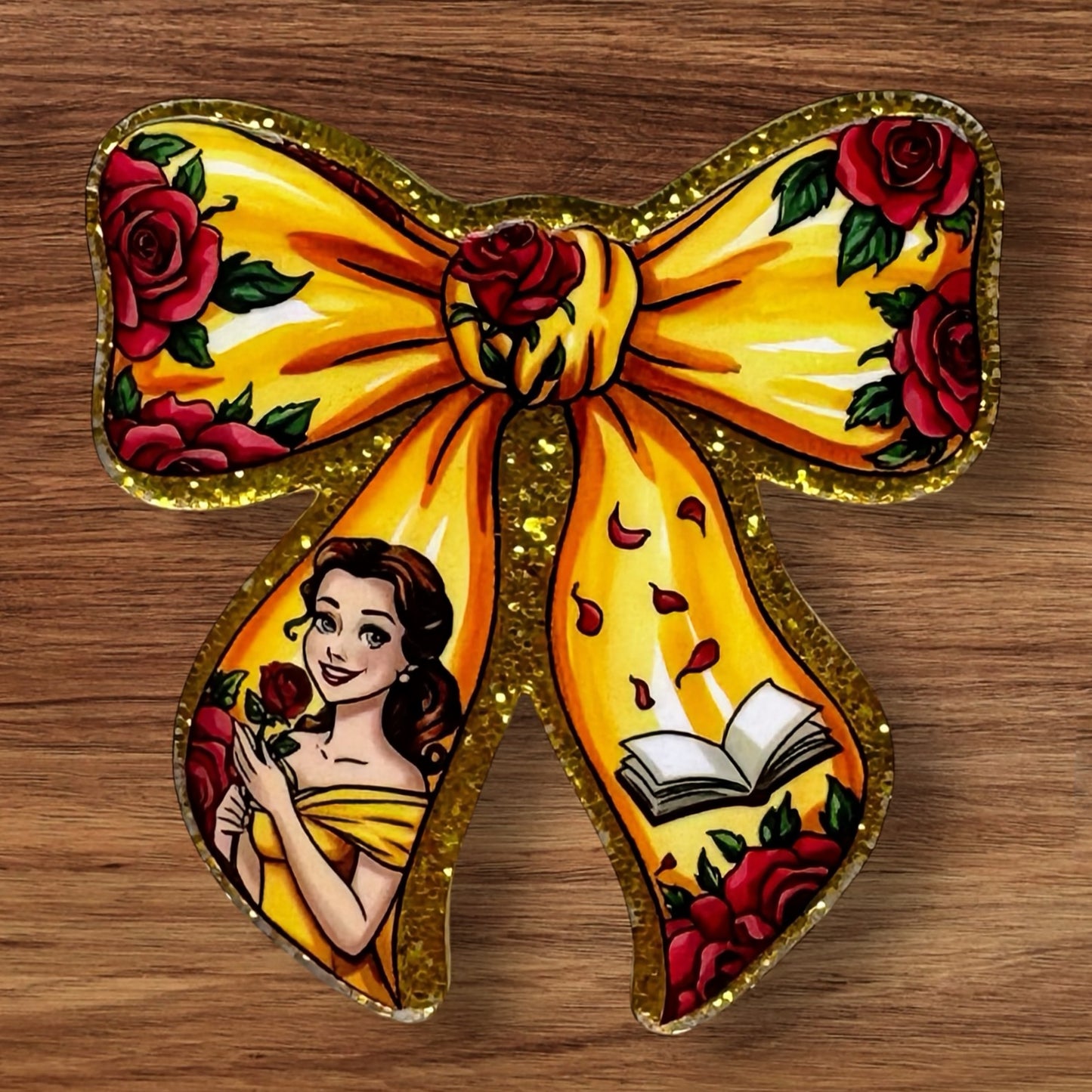 Princess Bow Acrylic Flatback