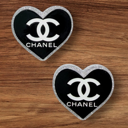 Designer Heart Acrylic Focal