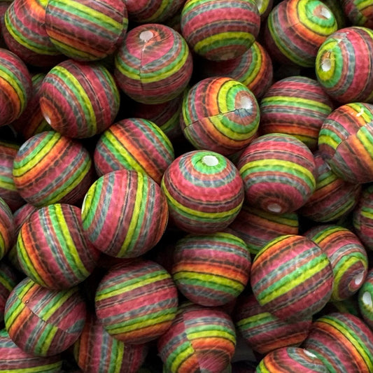 15mm Aztec Silicone Bead