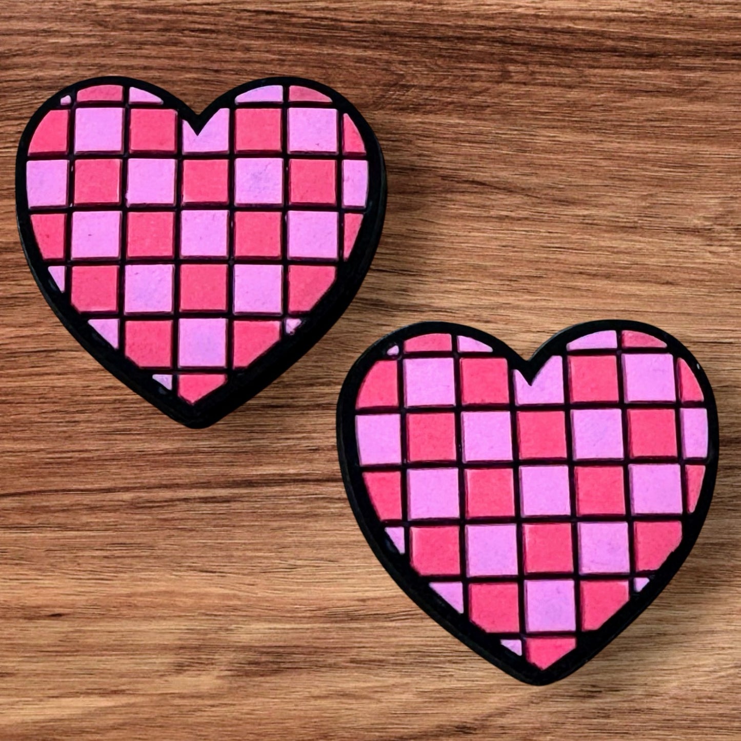 Checkered Heart Focal