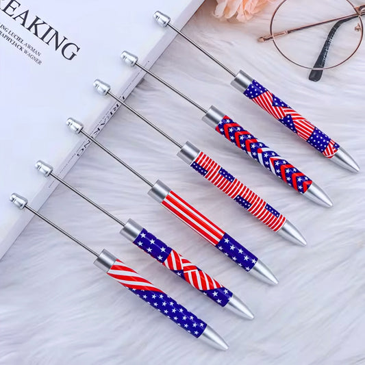 Beadable Patriotic Pens