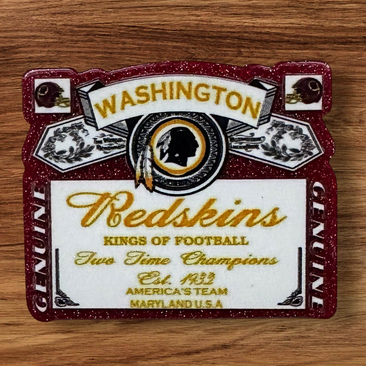 Football Acrylic Flatback