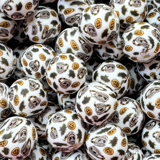 15mm Halloween Silicone Bead