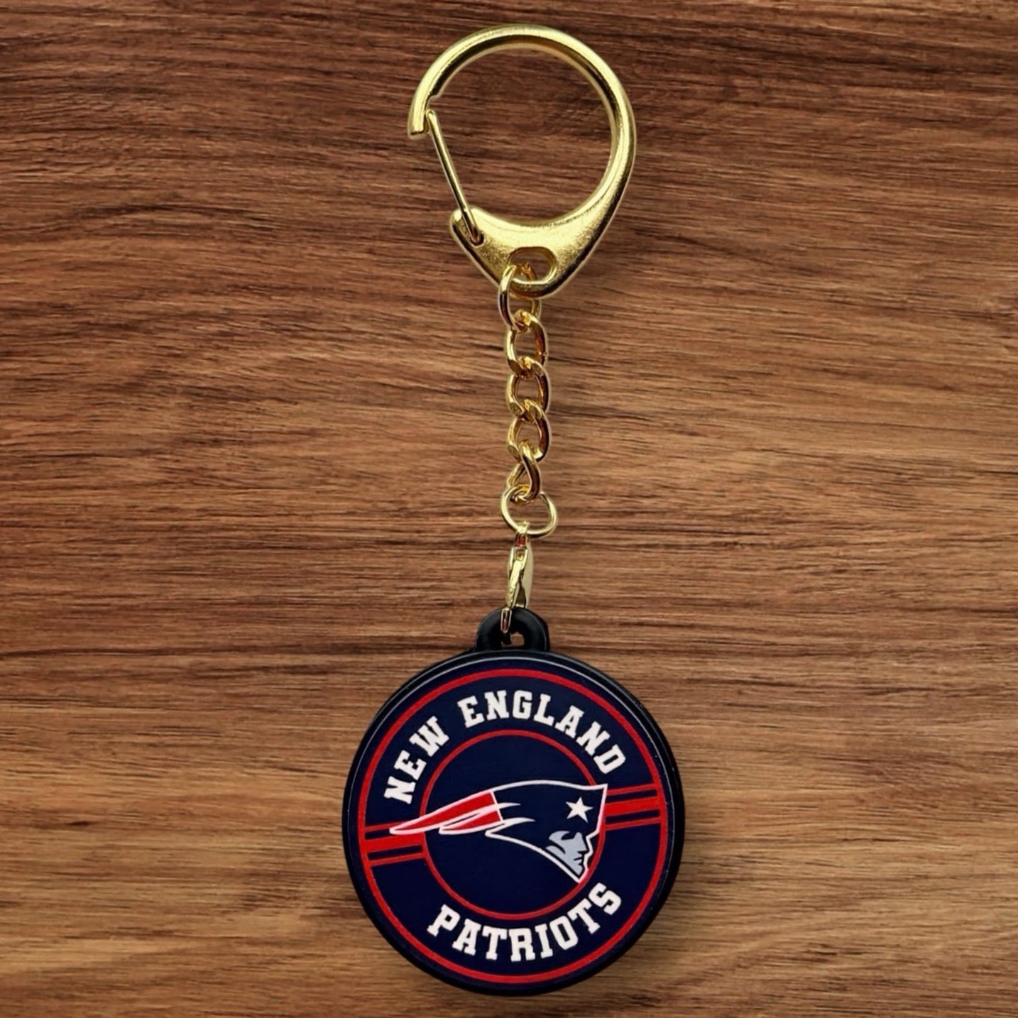 New England Football Keychain