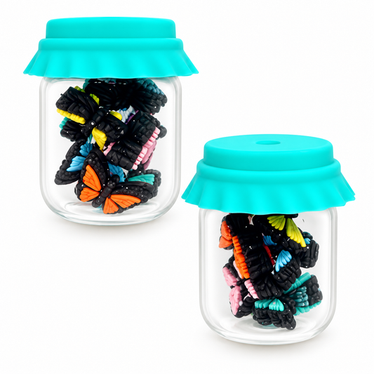 3-D Butterfly Jar Focal (Blue)