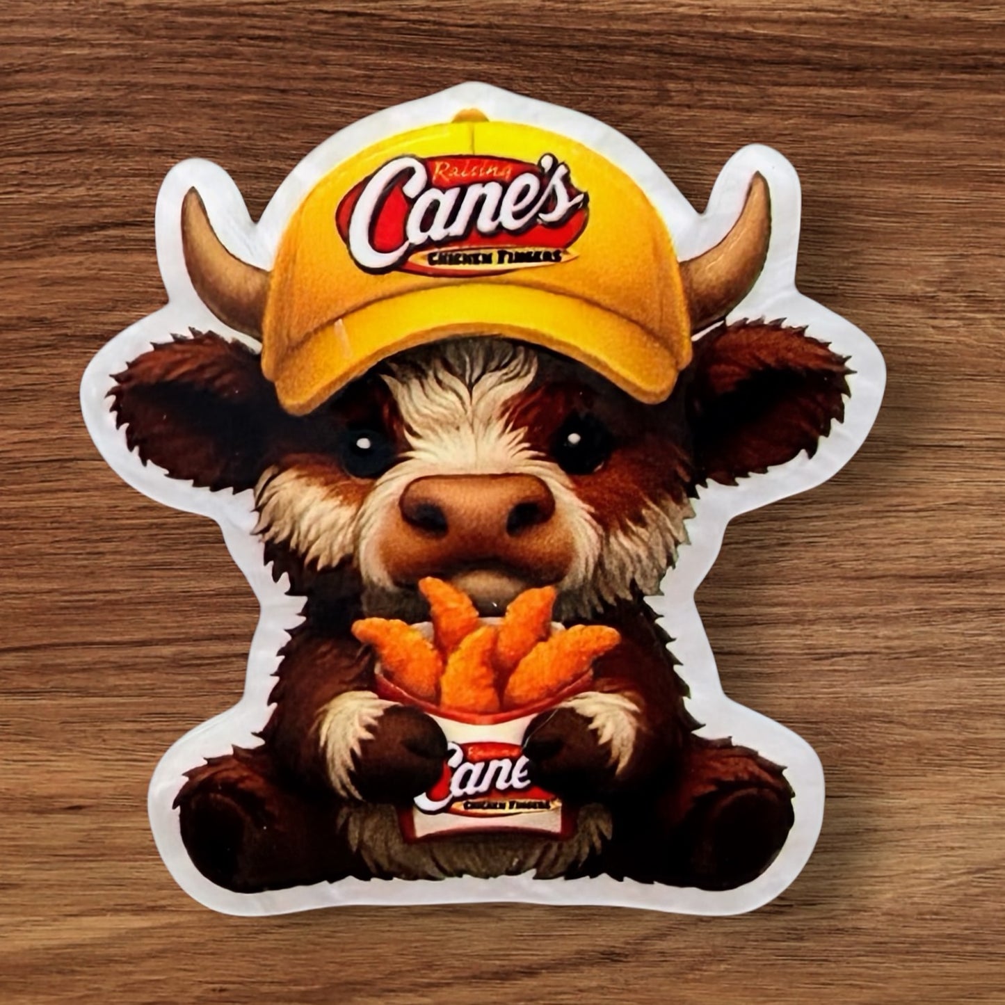 Cane’s Cow Acrylic Flatback