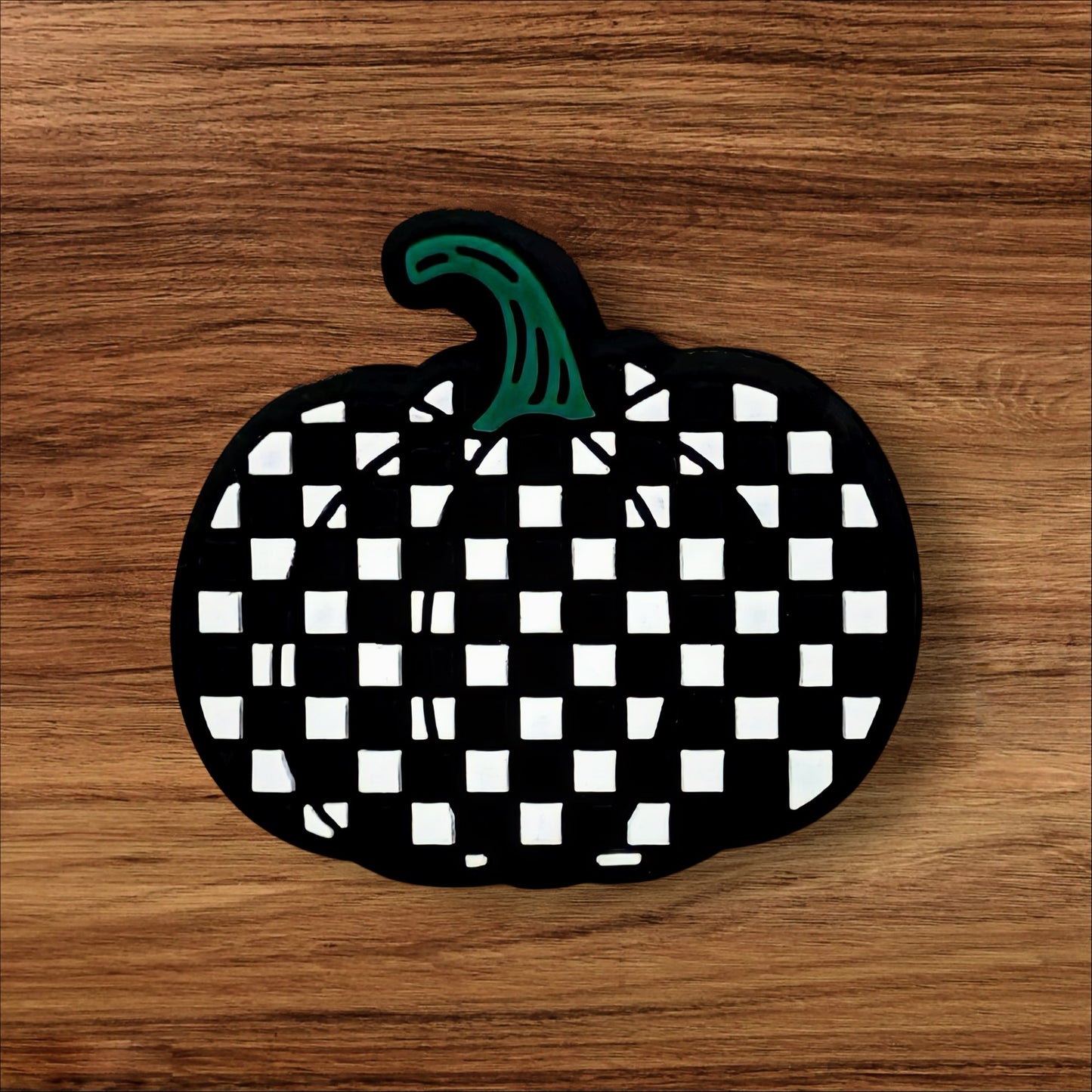 Checkered Pumpkin Focal