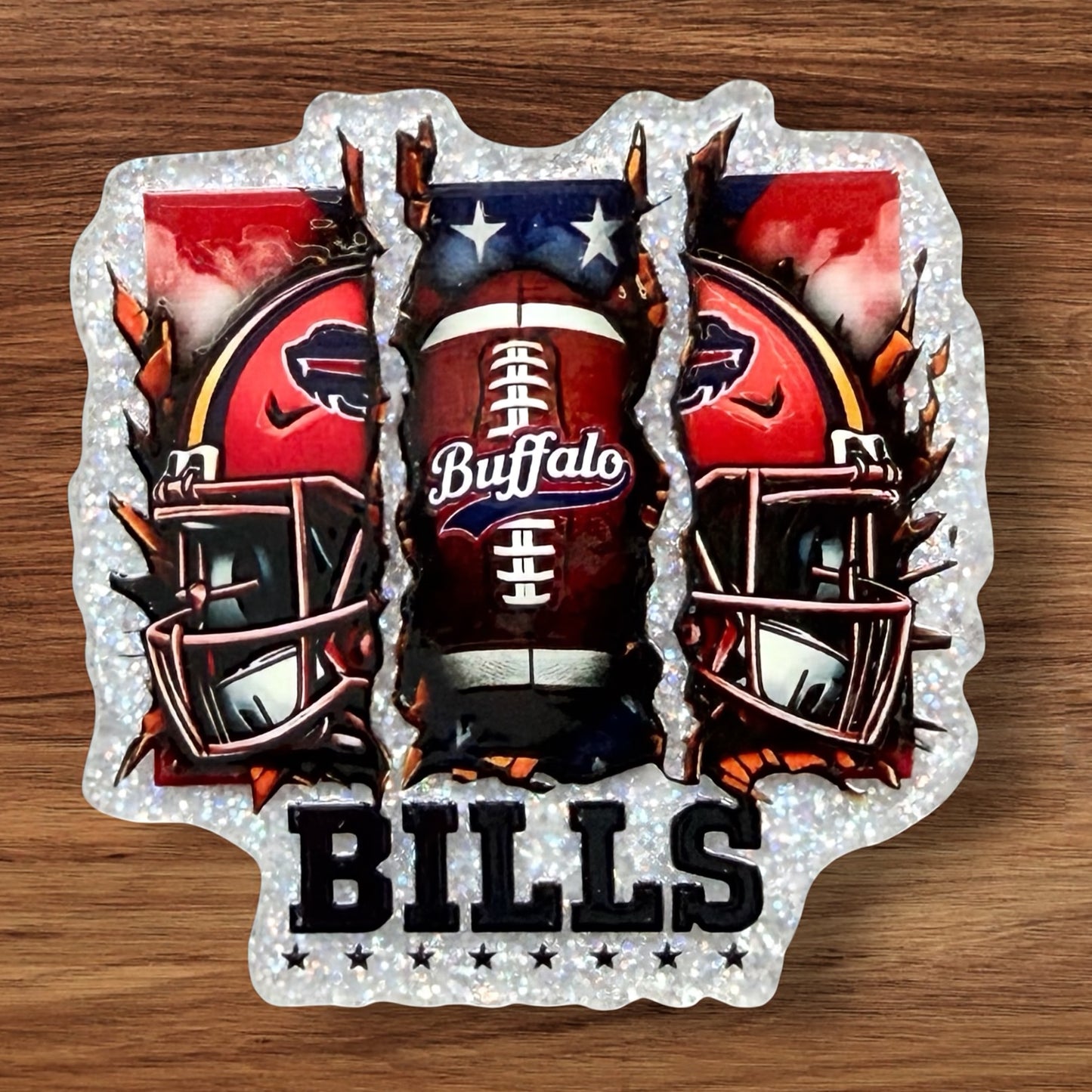 Buffalo Football Acrylic Flatback