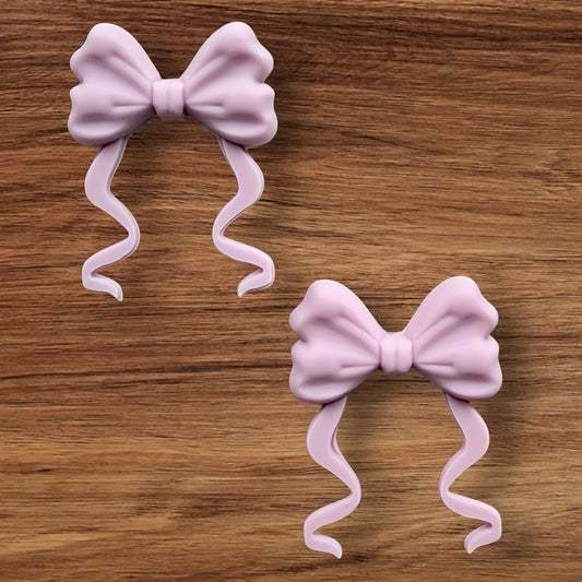 Long Tail Bow Focal (Blush Pink)