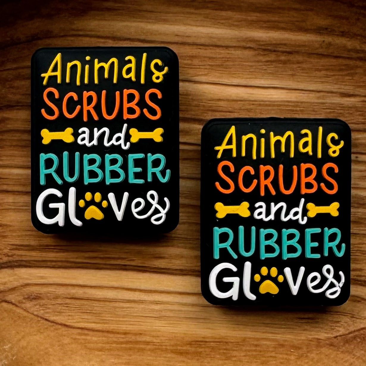 Animals, Scrubs, and Rubber Gloves Focal