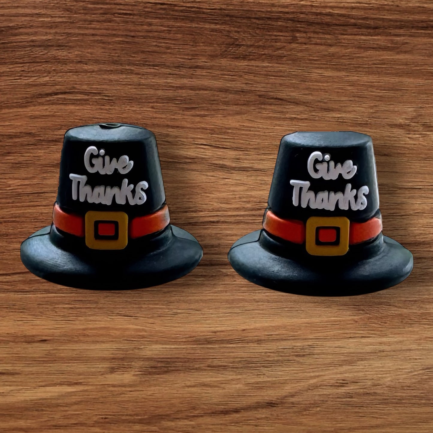 3-D Give Thanks Pilgrim Hat Focal