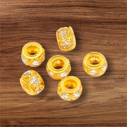 Rhinestone large Hole Spacers