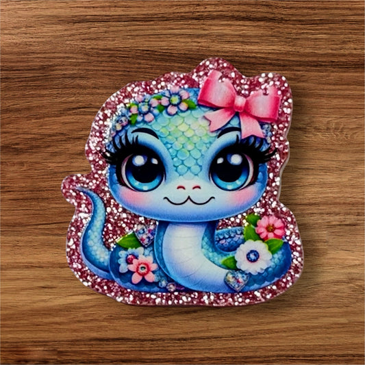 Cute Snake Acrylic Flatback