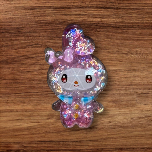 3-D Anime Glitter Acrylic Flatback