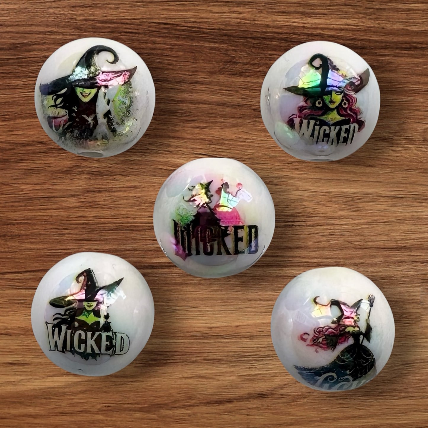 16mm Wicked Acrylic Bead