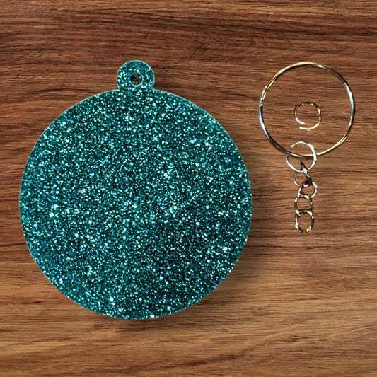 Round Acrylic Blank (Turquoise)