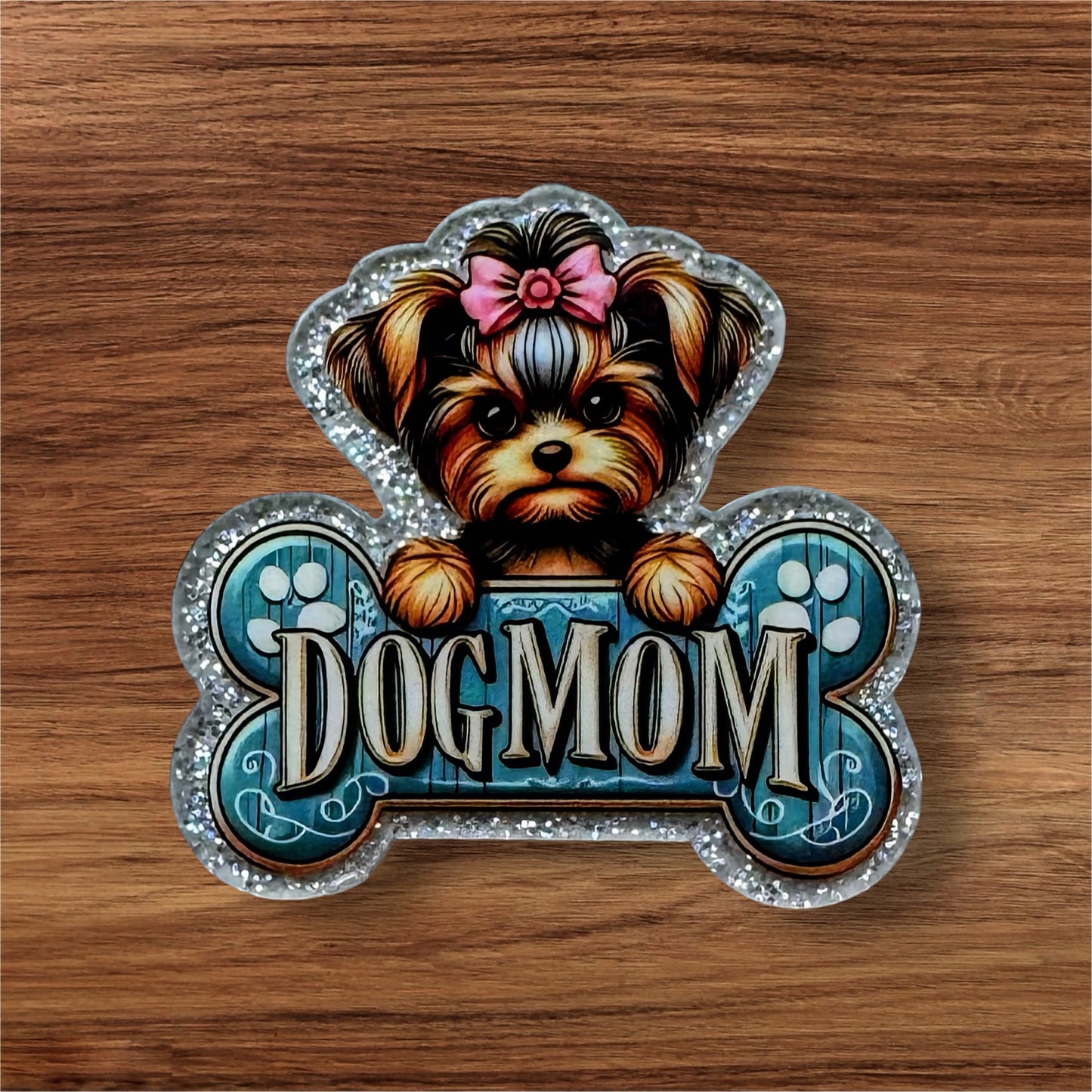 Dog Mom Acrylic Flatback (Custom)