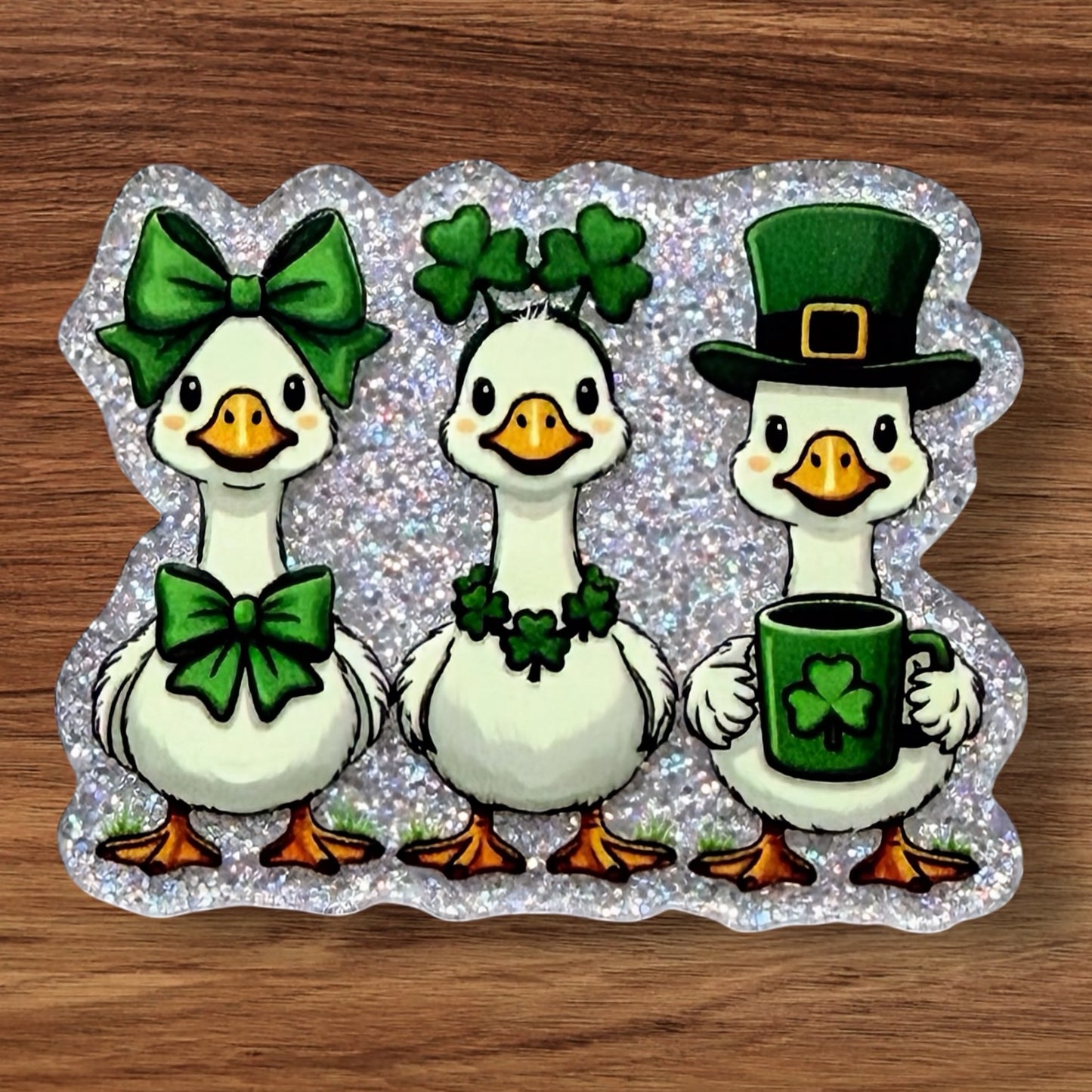 St Patty’s Day Goose Acrylic Flatback