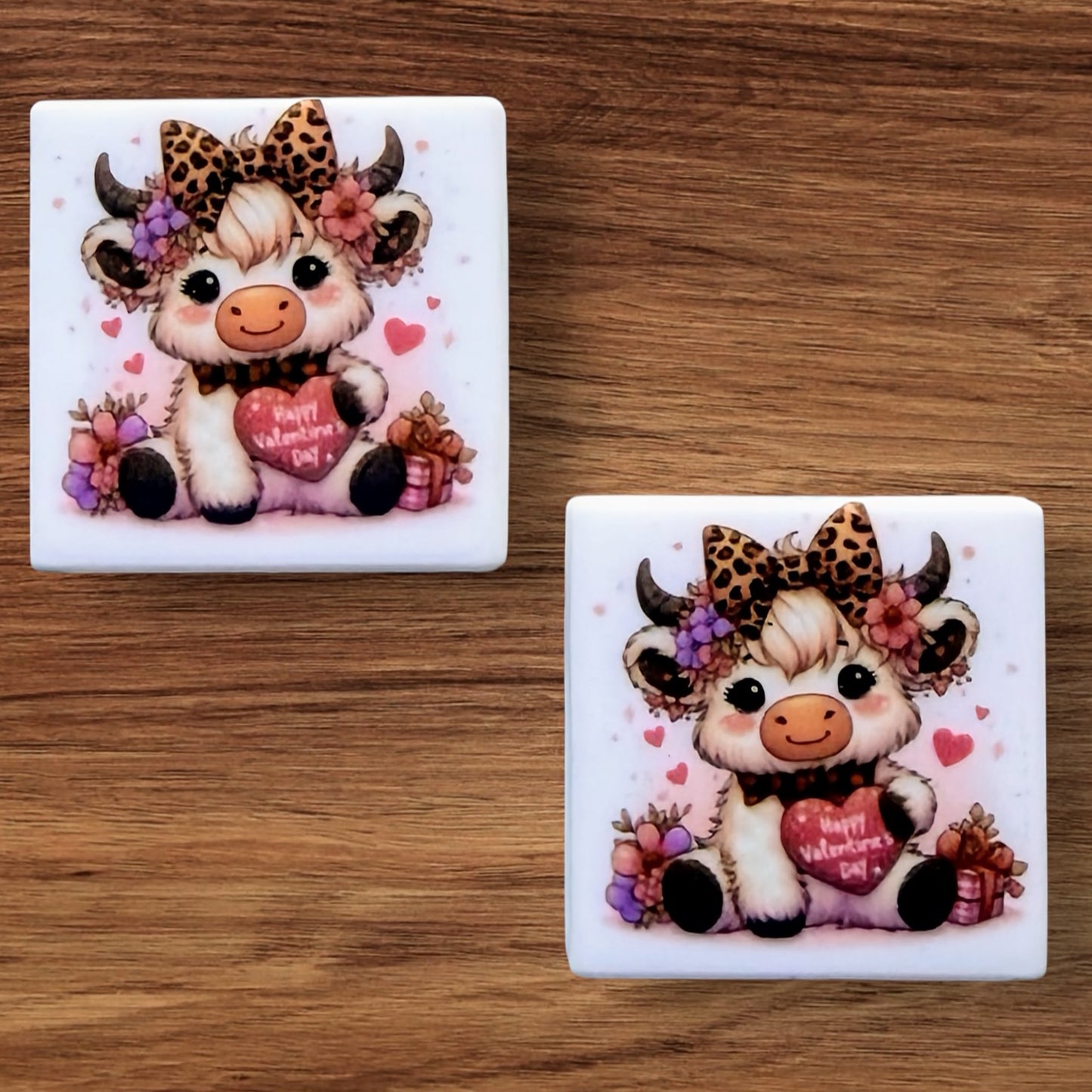 Happy Valentines Day Cow Focal
