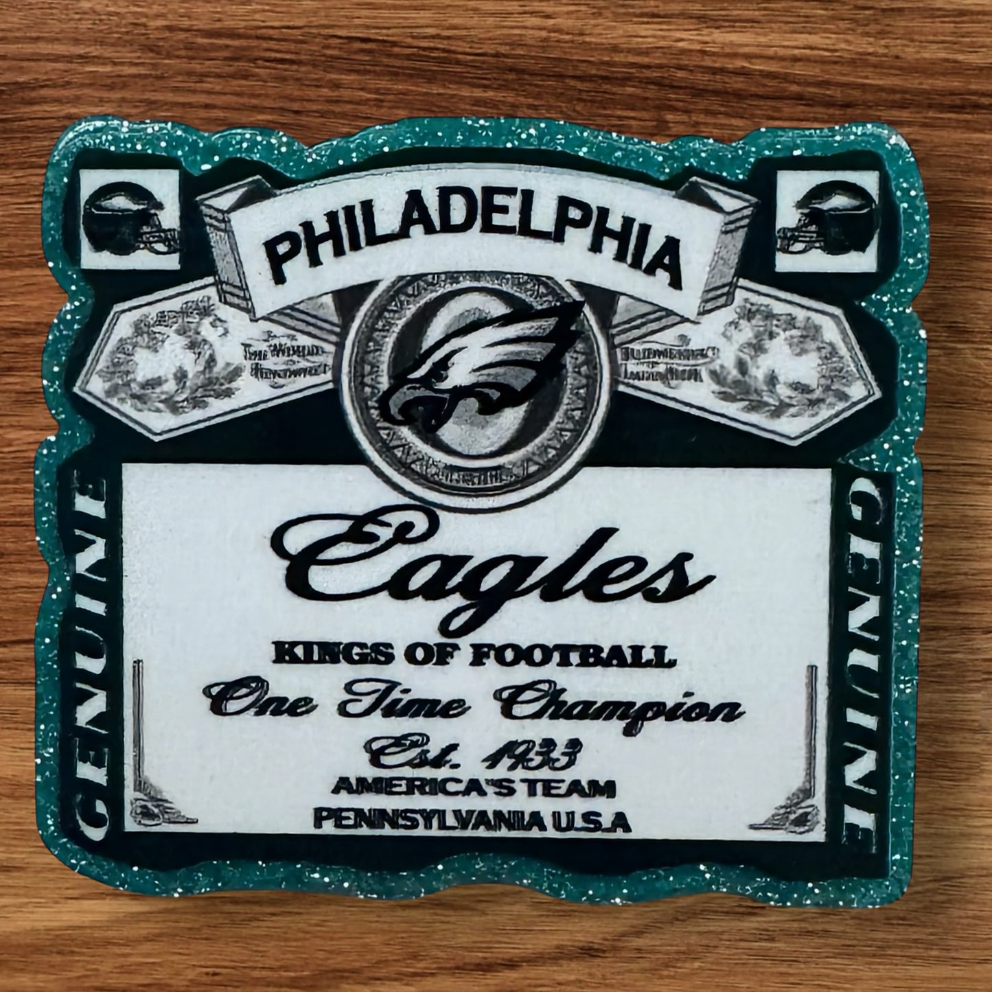 Football Acrylic Flatback