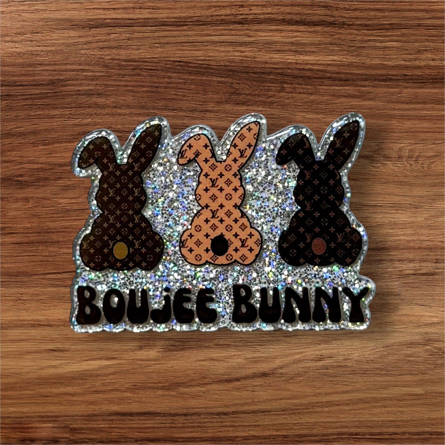 Boujee Bunny Acrylic Flatback