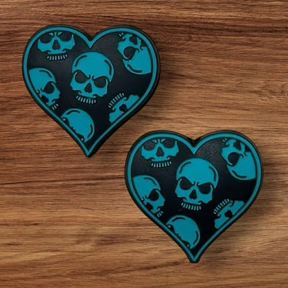 Hearts With Skulls Focal