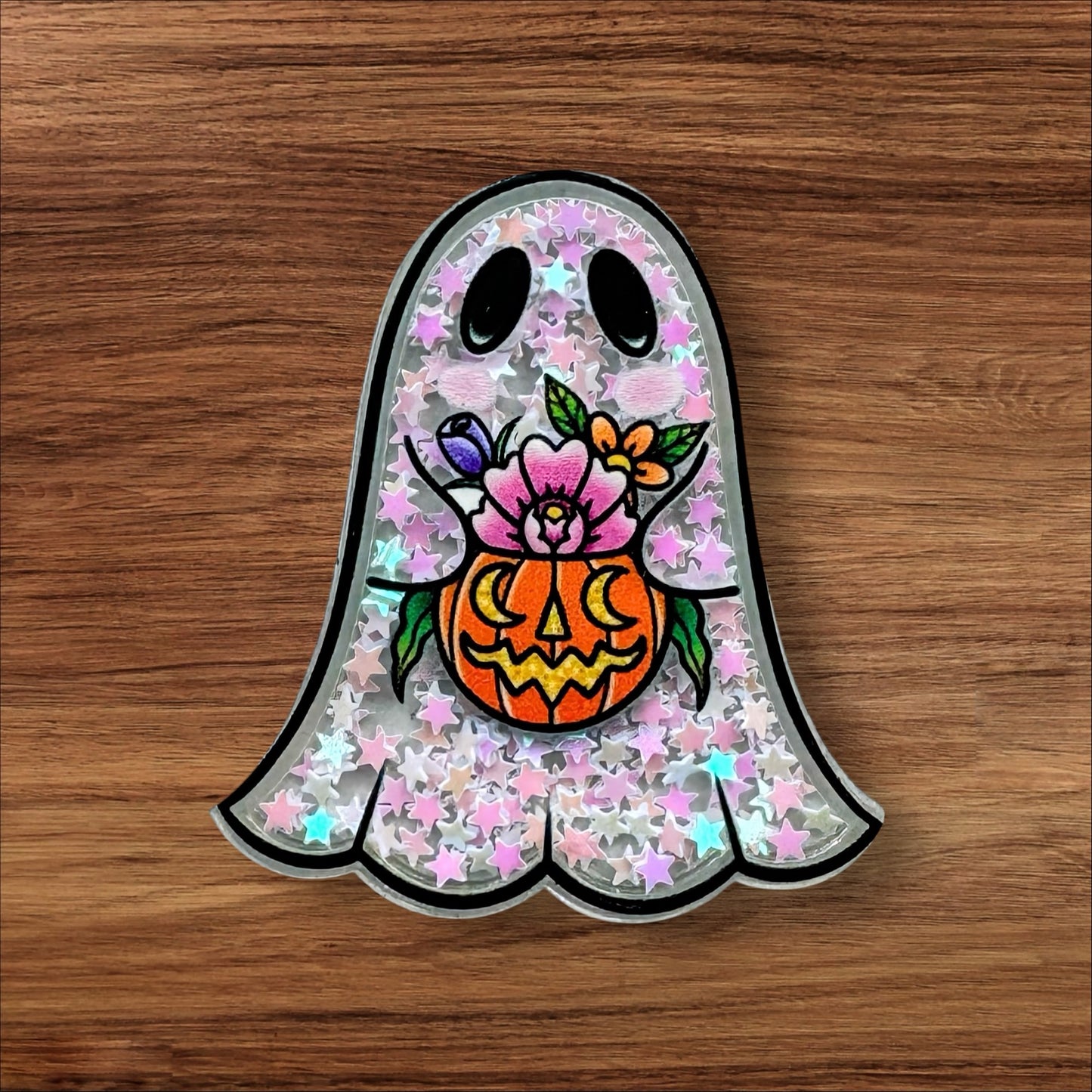 Ghost Acrylic Shaker Flatback