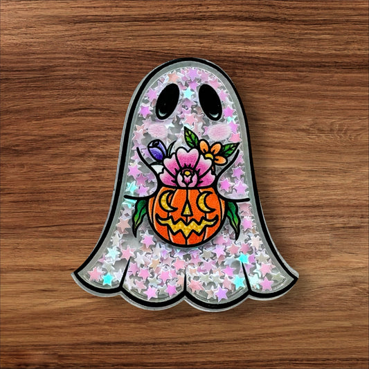 Ghost Acrylic Shaker Flatback