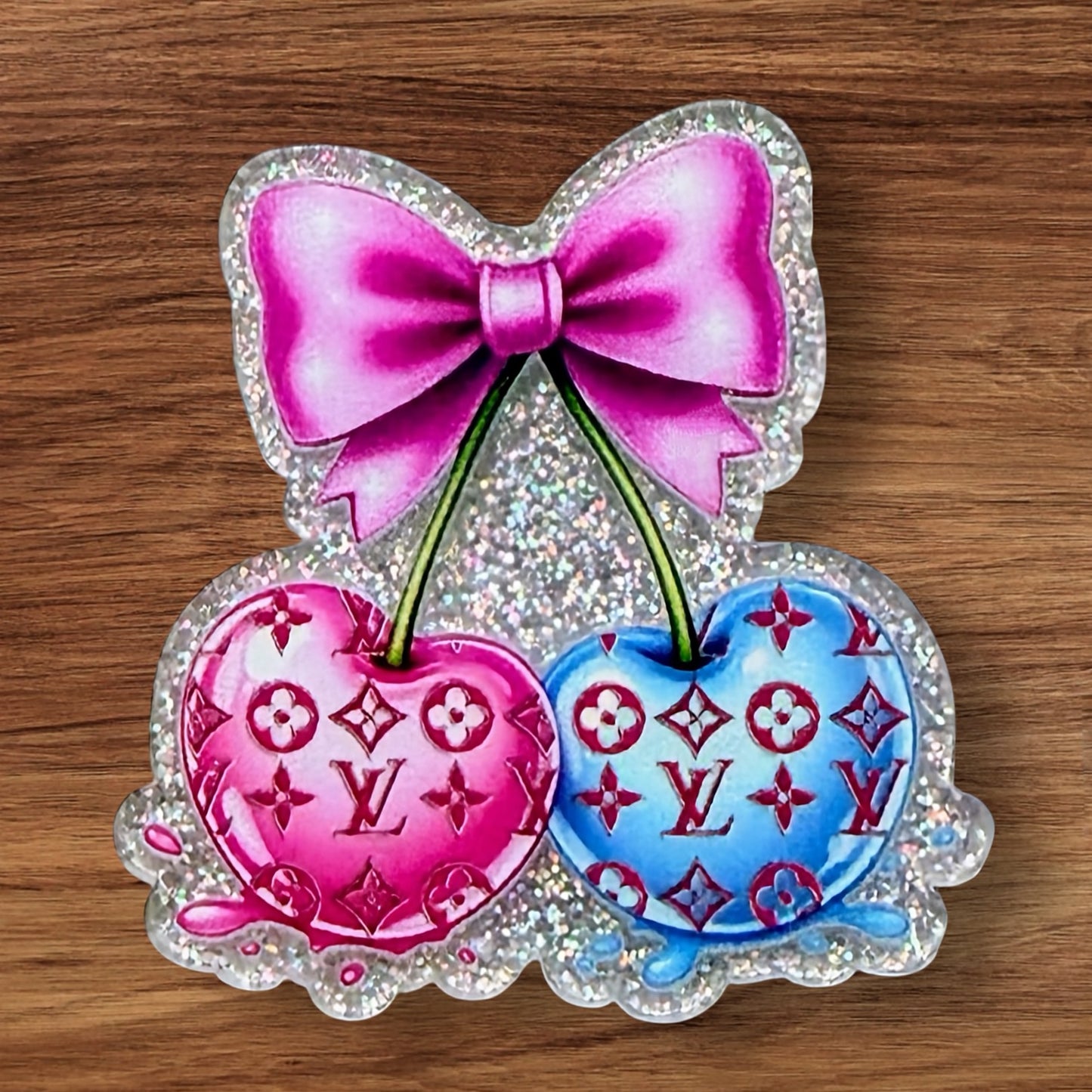 Designer Cherries Acrylic Flatback