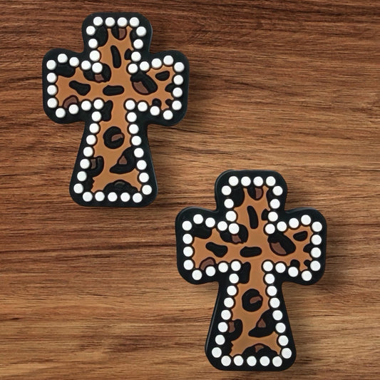 Animal Print Cross Focal