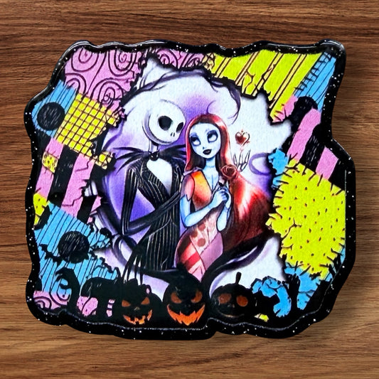 Jack & Sally Acrylic Flatback