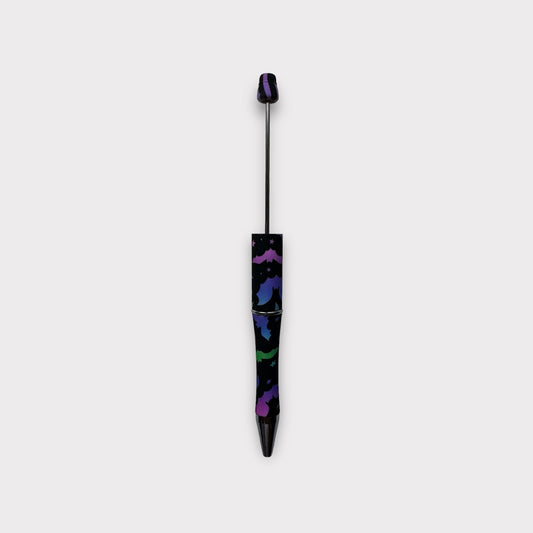 Colorful Bats Beadable Pen