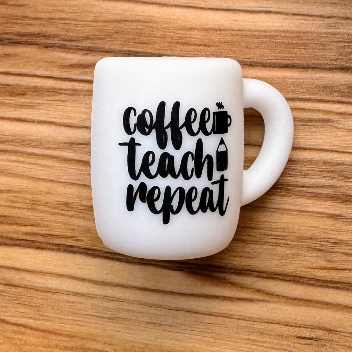 Coffee Teach Repeat Mug Focal