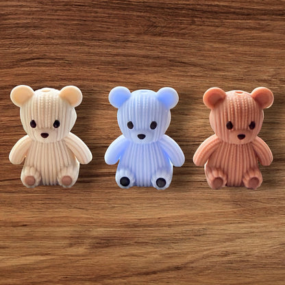 3-D Knitted Bears Focal