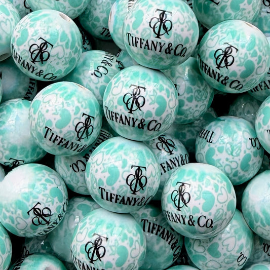 16mm Designer Acrylic Bead