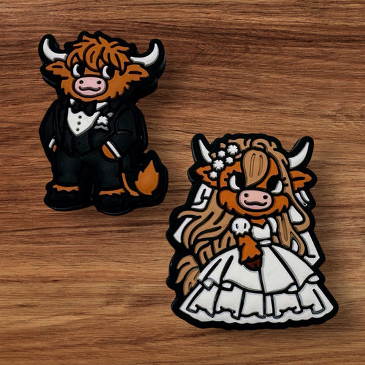 Cow Bride & Groom Focal