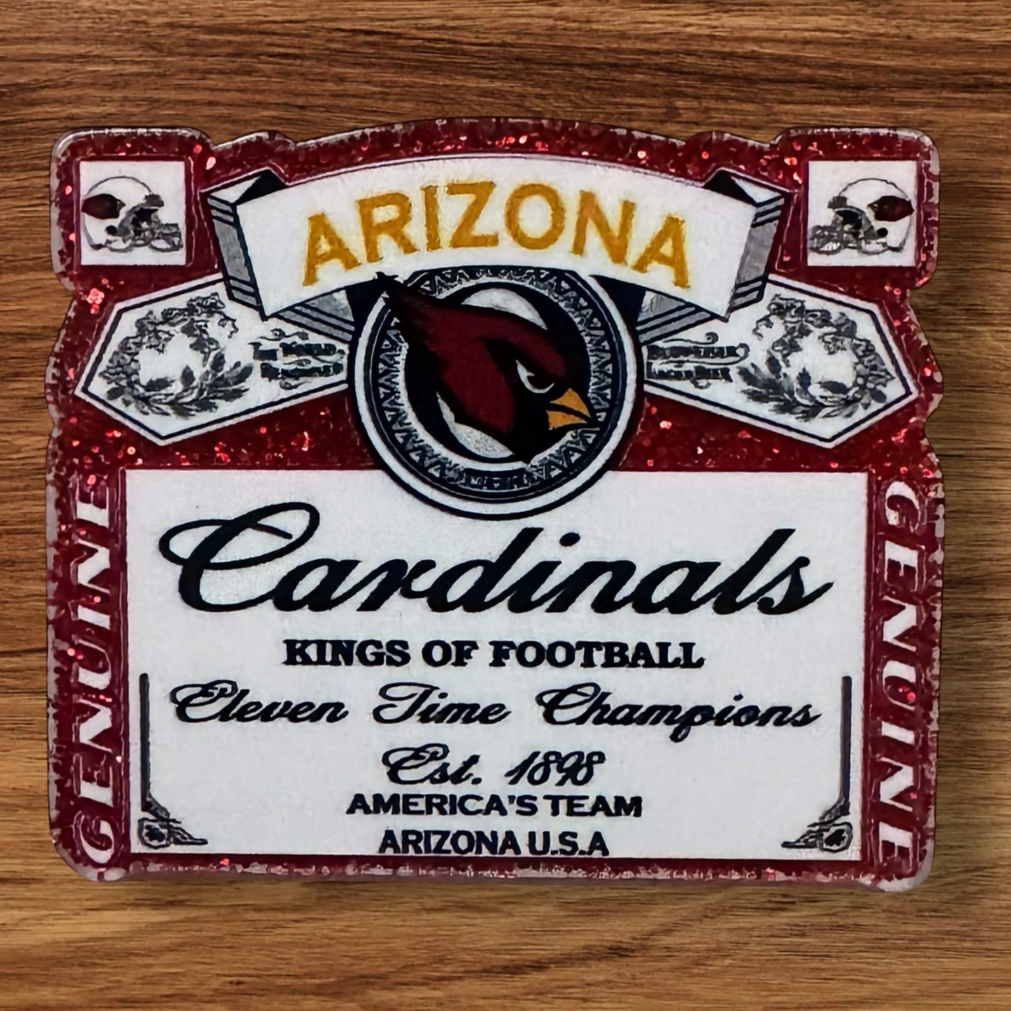 Football Acrylic Flatback