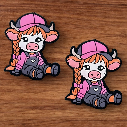 Country Girl Cow Focal