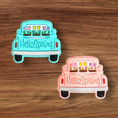 Hello Spring Truck Focal