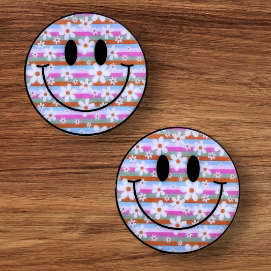 Floral Happy Face Focal (Custom)