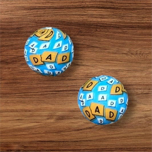 15mm Dad Silicone Bead