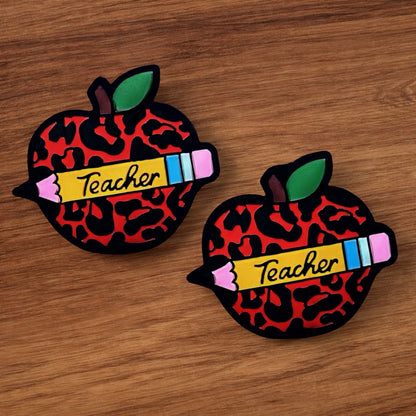 Leopard Teacher Apple Focal