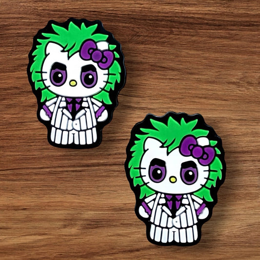 Kitty With Green Hair Focal