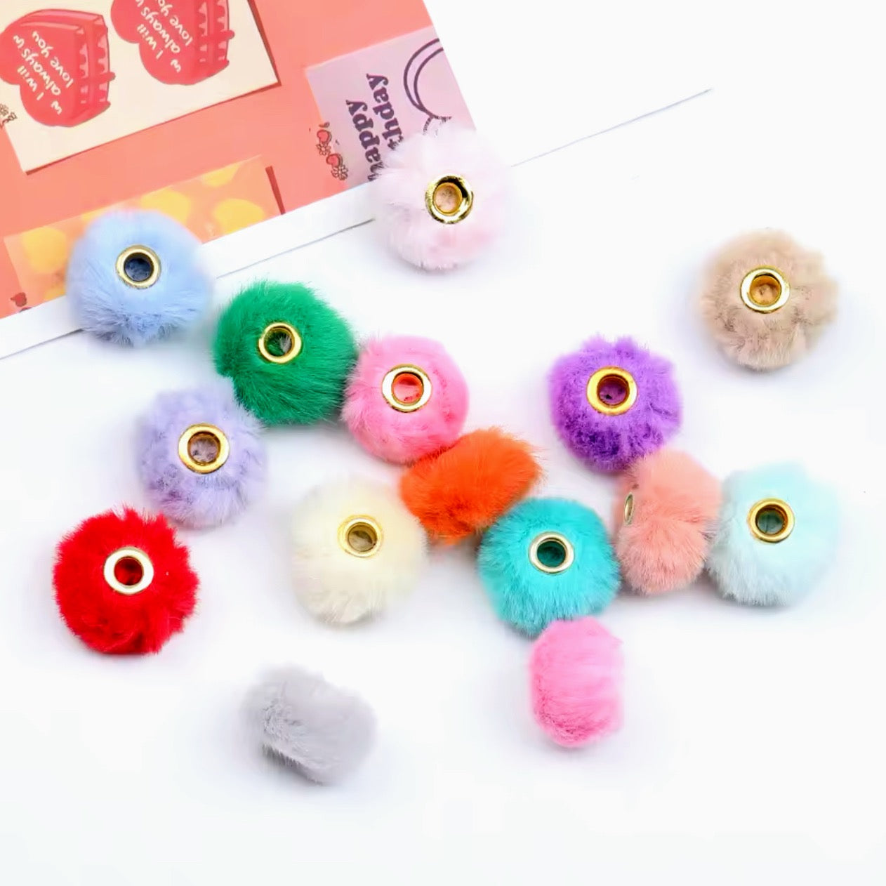 20mm Fluffy Beads