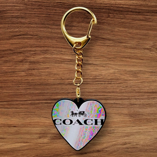 Designer Heart Keychain